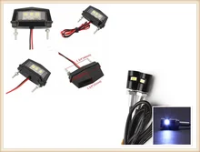 Motorcycle Tail Rear LED License number Plate lamp Light Bulb lights for Kawasaki ZZR600 Z900 Z650 VERSYS 1000 VULCAN S 650cc