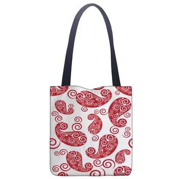 

New Seamless Pattern printed canvas tote bag convenient shopping bag woman bag student bag Custom your image