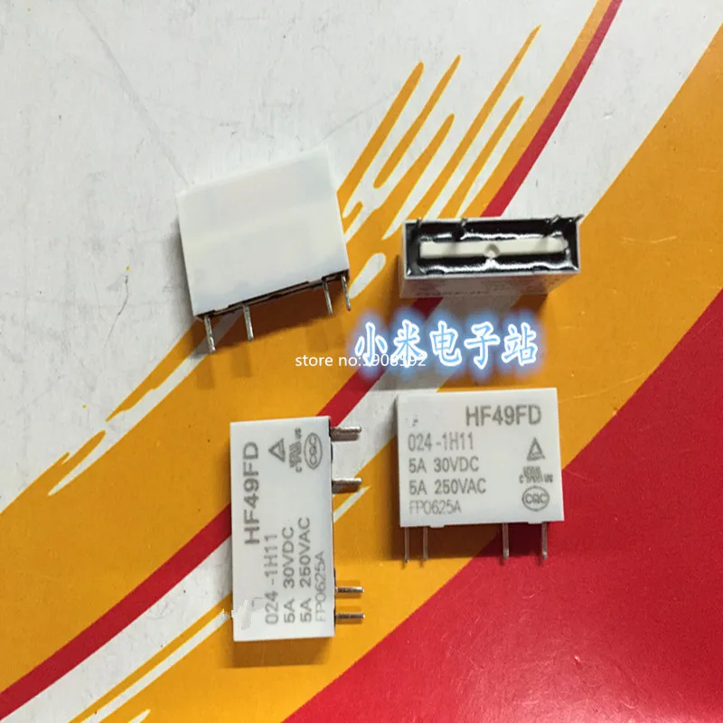Бесплатная доставка 5 предметов/партия 5A250VAC HF49FD-024-1H11 JZC-49F-024-1H1 Best качество |