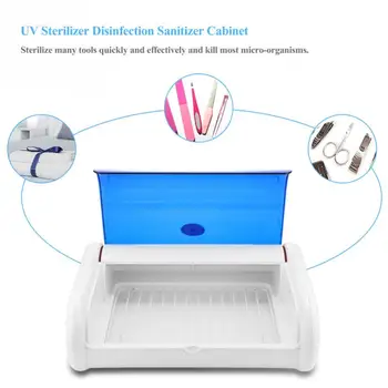 

Makeup Hair Comb Beauty UV Sterilizer Disinfection Sanitizer Cabinet Drawer Clean Beauty Salon Spa EU Plug Manicure Sanitizer