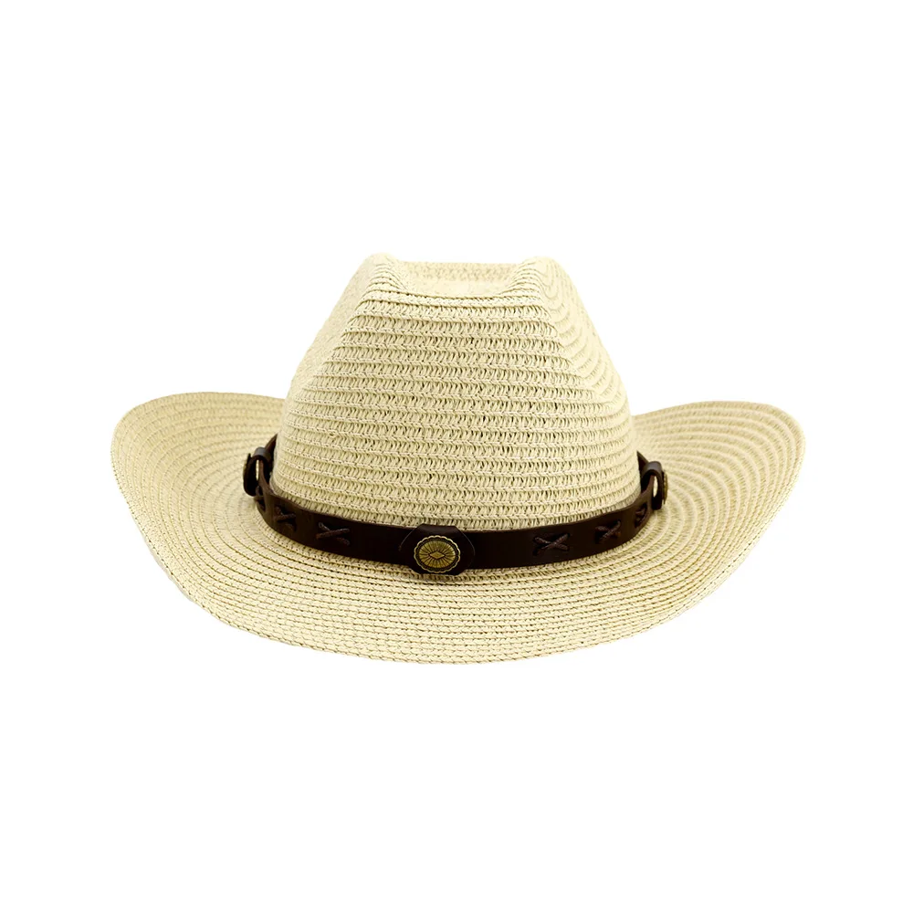 BUTTERMERE Hat Cowboy Mens Panama Hat Summer Beach Straw Hat Black Women Casual Hat New Arrival Cowboy Cap