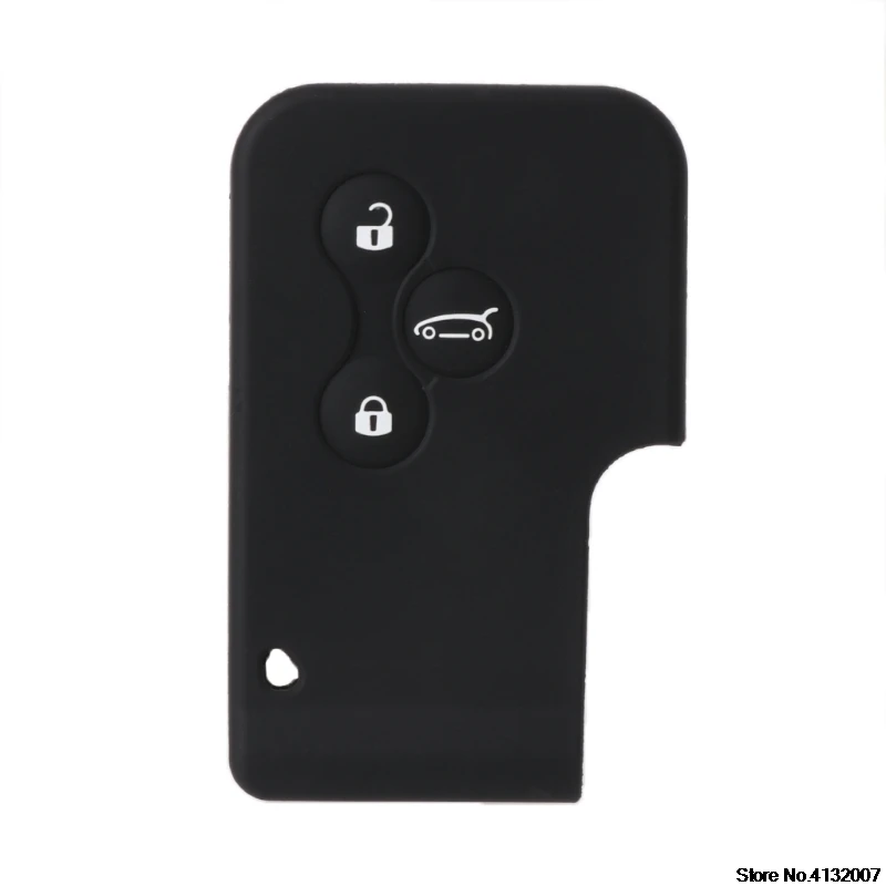 

3 Buttons Silicone Car Key Fob Cover Case For Renault Megane RS. Scenic 828 Promotion