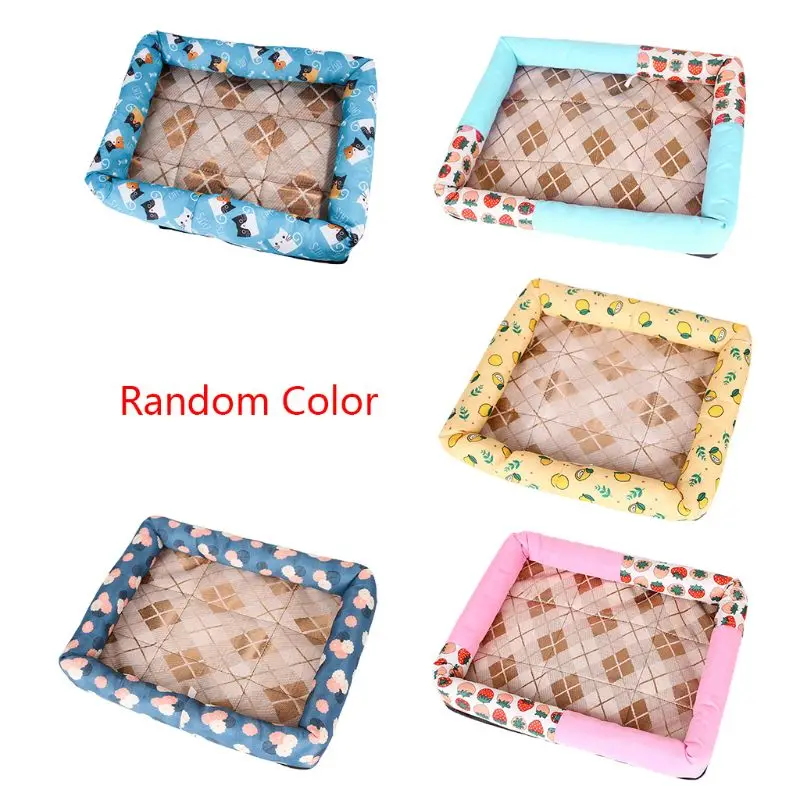

1 Pc Pet Dog Summer Sleeping Mat Puppy Bed Puppy Cushion Cooling Pad Summer Cooling Mat For Dogs Pet Supplies