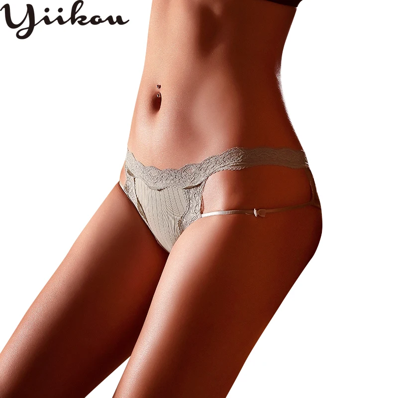

Women's fashion cotton briefs lace bow underwear without traces ladies low waist girls underwear