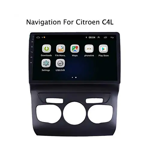10 1 дюймов Android 8 0 автомобильный мультимедийный плеер GPS навигация для Citroen C4L 2013 2018