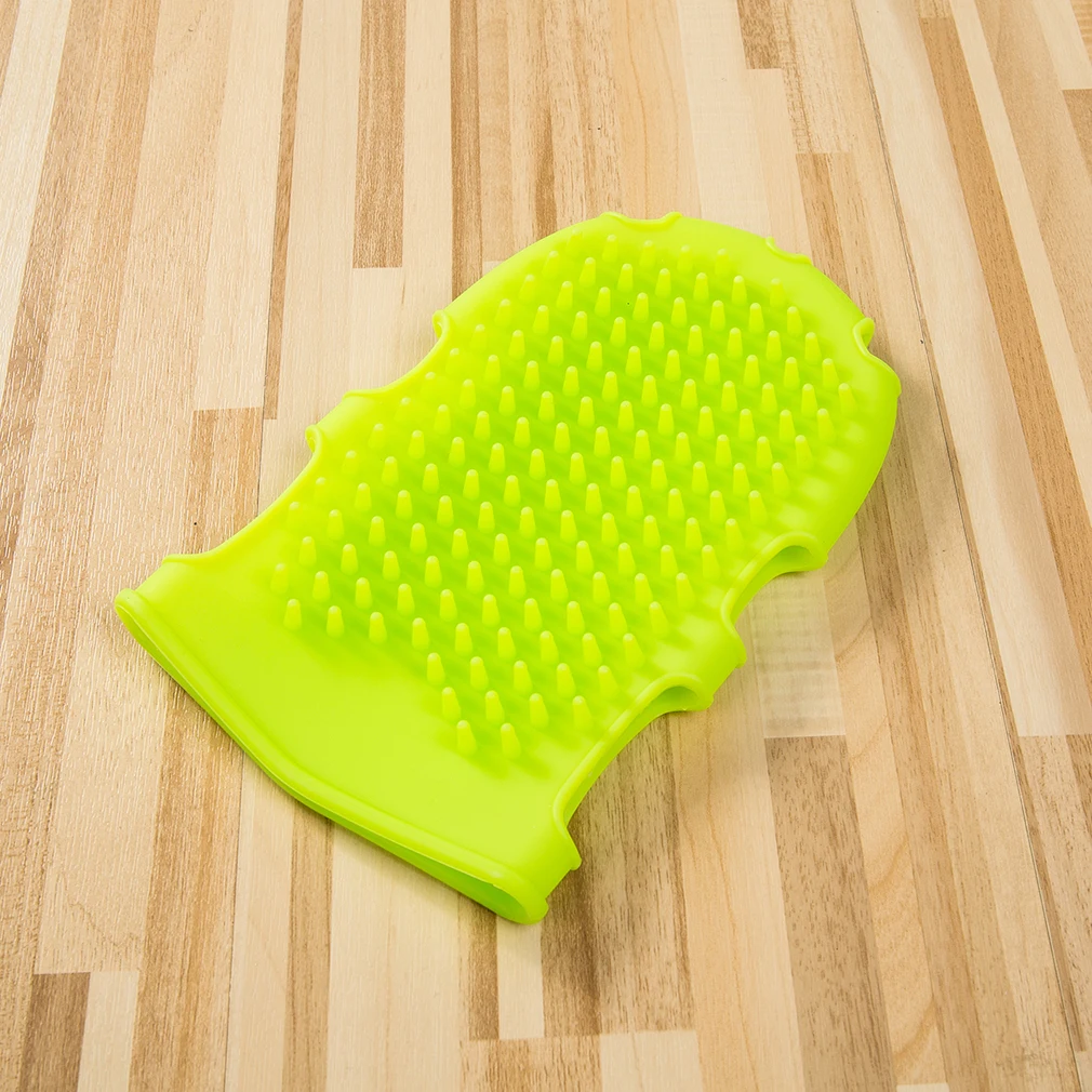 Многофункциональная резиновая силиконовая щетка, перчатки для мытья ...