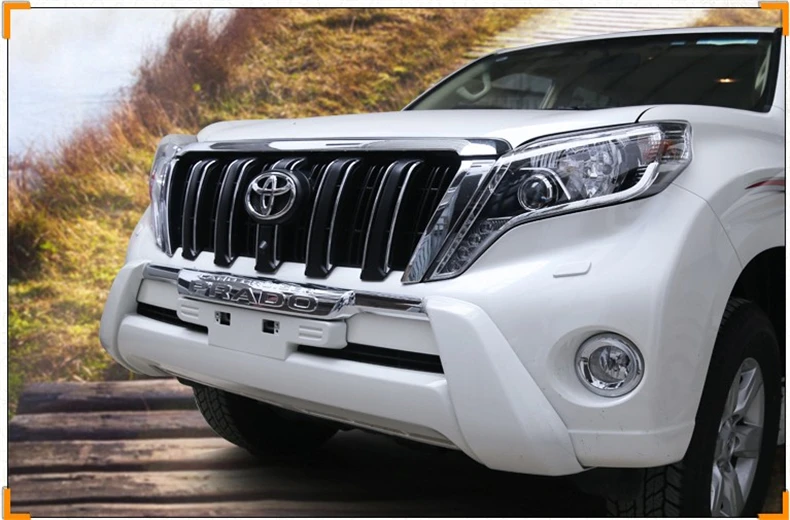 Автомобиля бампер передний охранник для Toyota Land Cruiser Prado FJ150. бампер плиты высокое качество авто Интимные аксессуары