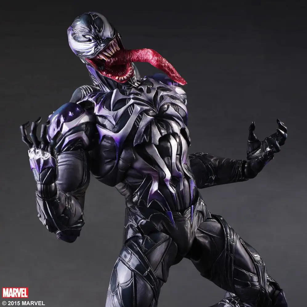 Play Arts Venom Фигурка Человека-паука Серия Модель игрушки 25 см