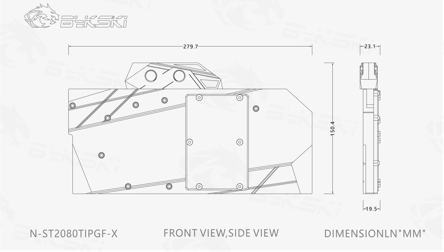 Bykski водяного блок использовать для ZOTAC RTX2080TI-8GD6 PGF/2080Ti AMP Extreme/полное покрытие Медь радиаторный блок/RGB светодиодный светильник