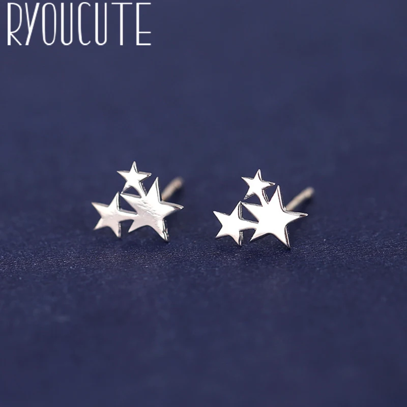 

Korean Trendy Small Star Earrings Femme Gifts Ladies 925 Sterling Silver Earrings for Women Statement Jewelry Brincos