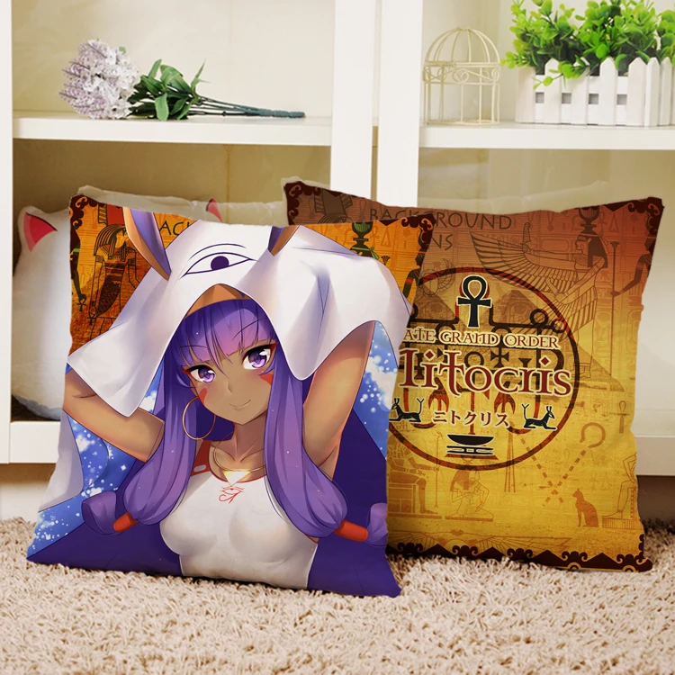 

New Anime Cartoon Fate/Grand Order Nitocris Little Double-sided Pillow Case Cover Pillowcase