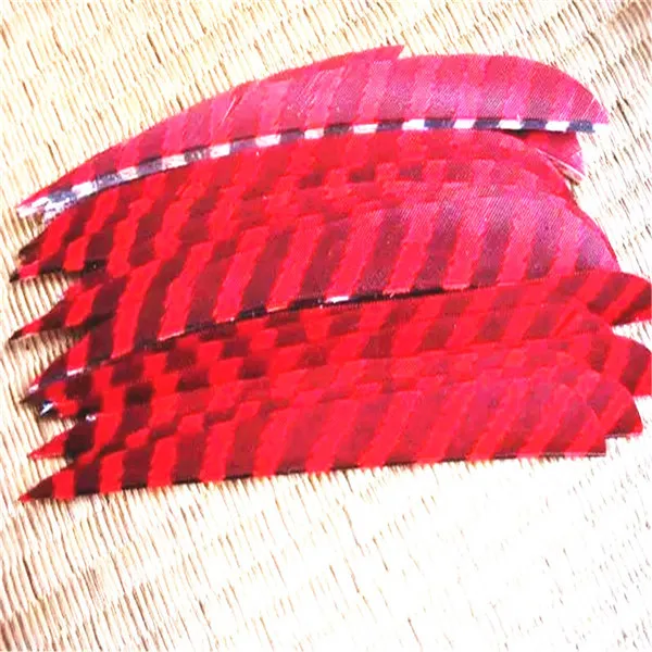 

50 Pcs 5" Natural Turkey Feather for Wood &bamboo Arrows Feathers Hunting Longbow 8 Colors Available