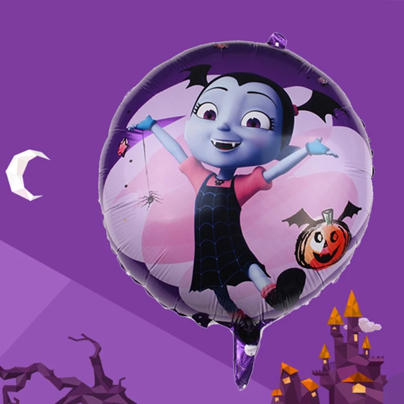 

New 18-inch Vampire Girl Aluminum Balloon Birthday Party Decoration Halloween Balloon Vampire Balloon Princess