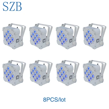 

8 PCS SZB 9X10W 4 in 1 RGBW Wireless DMX Battery Powered Par Light/SZB-WBPL0910