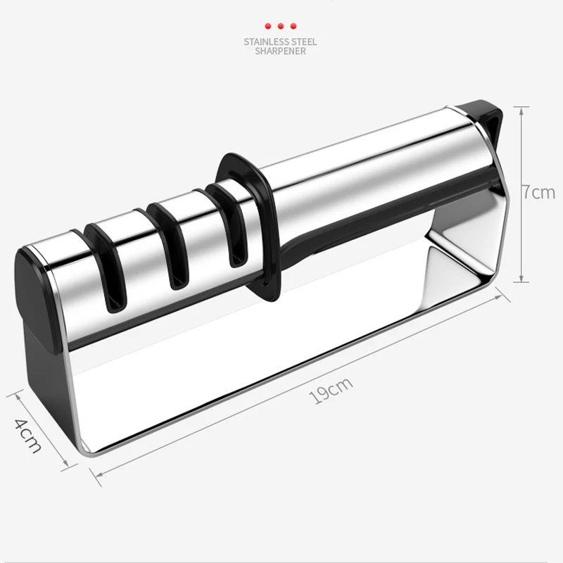 BEEMSK приспособление для заточки ножей из нержавеющей стали 3 этапа точильном камне Профессиональный Кухня нож точилка для ножей точильный камень инструмент