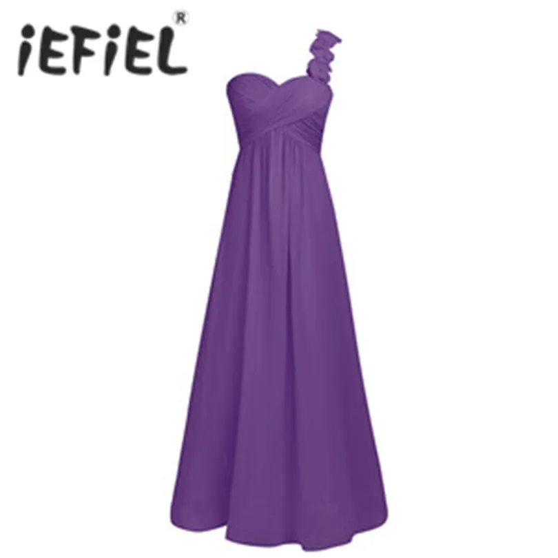 

iEFiEL Women Ladies Chiffon Tulle Ball Gowns Dress for Bridesmaid Party Long Prom Gown Floor Length Formal Occasion Dresses