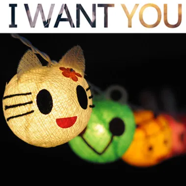

Cute Animal Models Cotton Ball Lights Nightlight New Baby Room Decor Imported From Thailand 3 Meters AU/EU/UK/US Plug Luminaria