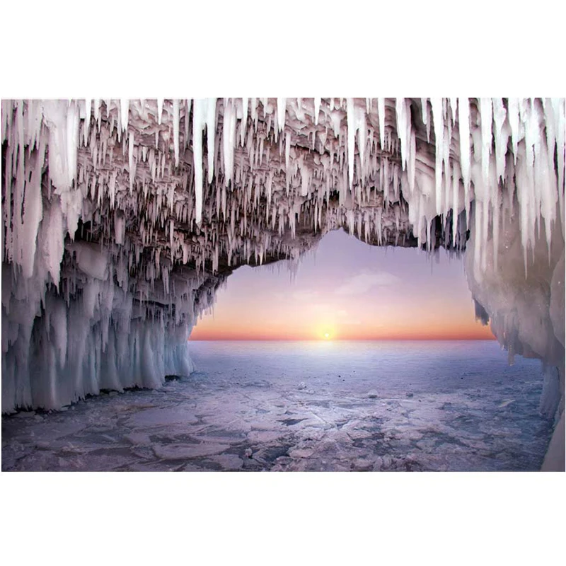 5d diamond nature Ice Cave big scenery craft winter diamond embroidery completely diamond painting 5 d photo mosaic craft