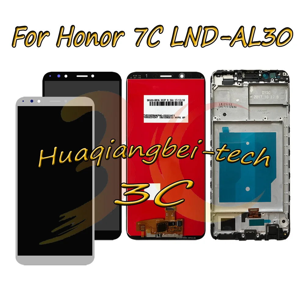 5 99 ''Новый для Huawei Honor 7C LND AL30 Полный ЖК дисплей + сенсорный экран дигитайзер в