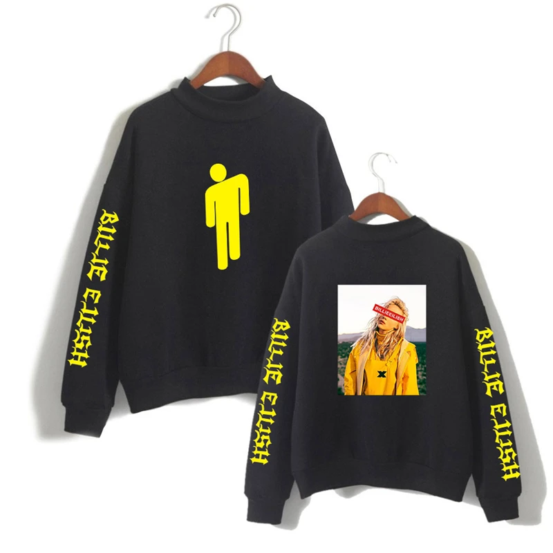 

Billie Eilish Hoodie Print Jacket Fashion Hoodies Sweatshirt O-Neck Sweatshirts Ladies Billie Eilish Clothing Hoodies Womens