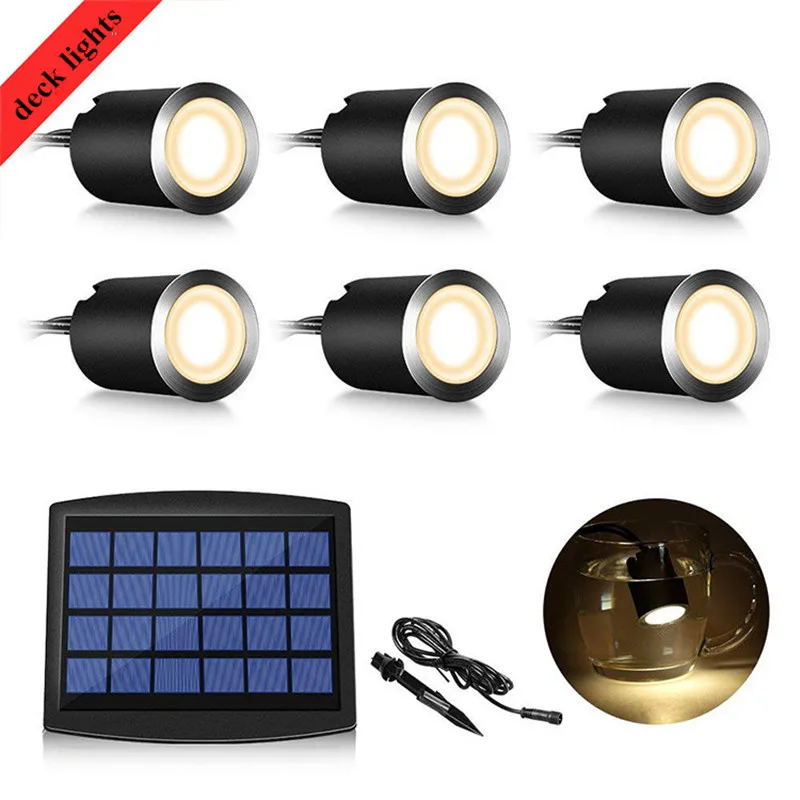 

Outdoor Light Inground IP67 DC 12V Low Voltage Waterproof Solar LED Deck Step Stair Underground Garden Light Wall Floor Lamp