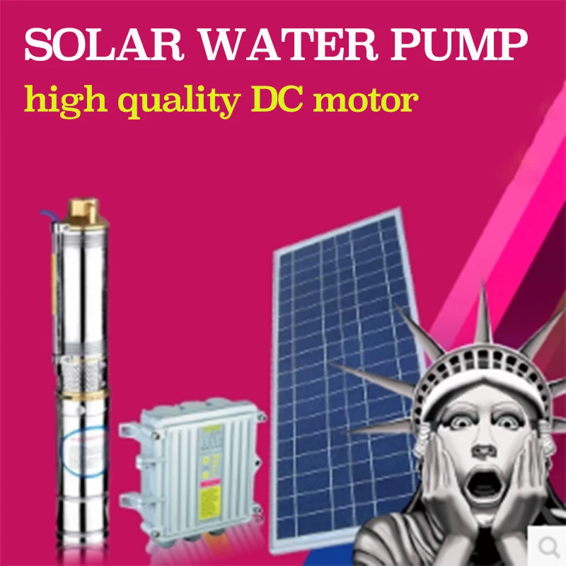 

Max.flow 2500L/H DC48V 3INCH High Efficiency DC Agriculture Wholesale Low Price Solar Water Pump With Control Box