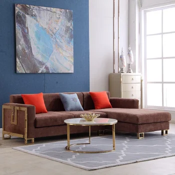 

2019 living room metal frame sofas /nordic style fabric futon sofa bed