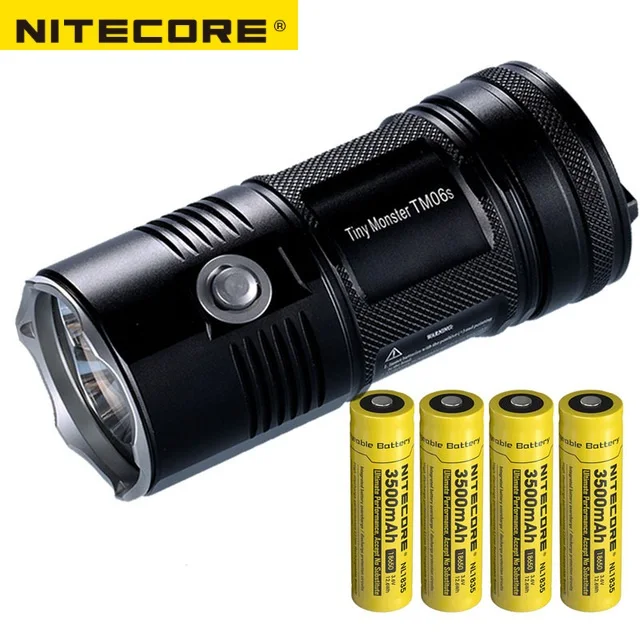 Светодиодный водонепроницаемый фонарик Nitecore TM06S CREE XM-L2 U3 LED 4000 LMS светодиодный для