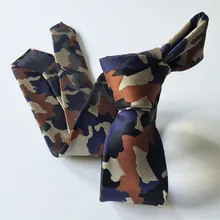 Галстук горячая распродажа мужской тонкий галстук камуфляж узорные красочные армейские Галстуки 6 см шеи галстуки Модные Узкие галстуки свадебные галстуки