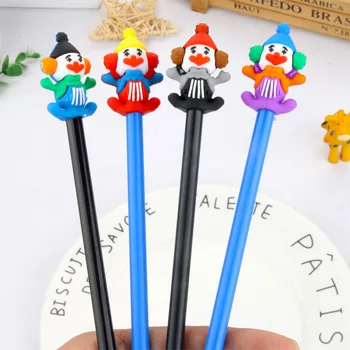 

1 Pcs Creative Funny Clown 0.5mm Gel Pen School Cute Cartoon Writing Neutral Pen Stationery Student Office Supplies