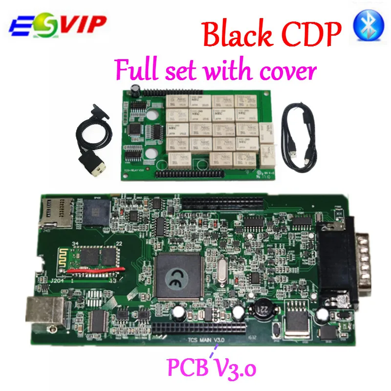 

Black CDP V3.0 TCS pro Bluetooth 2016.1 KEYGEN CDP Pro NEC Relay OBD2 diagnostic-tool for car/trucks/generics auto OBDII scanner