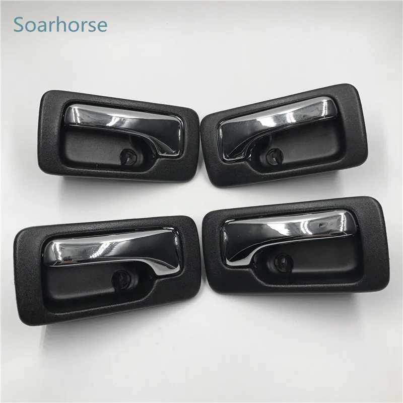 Soarhorse хромированные внутренние дверные ручки для honda accord 1990 1991 1992 1993|door handle|door handles