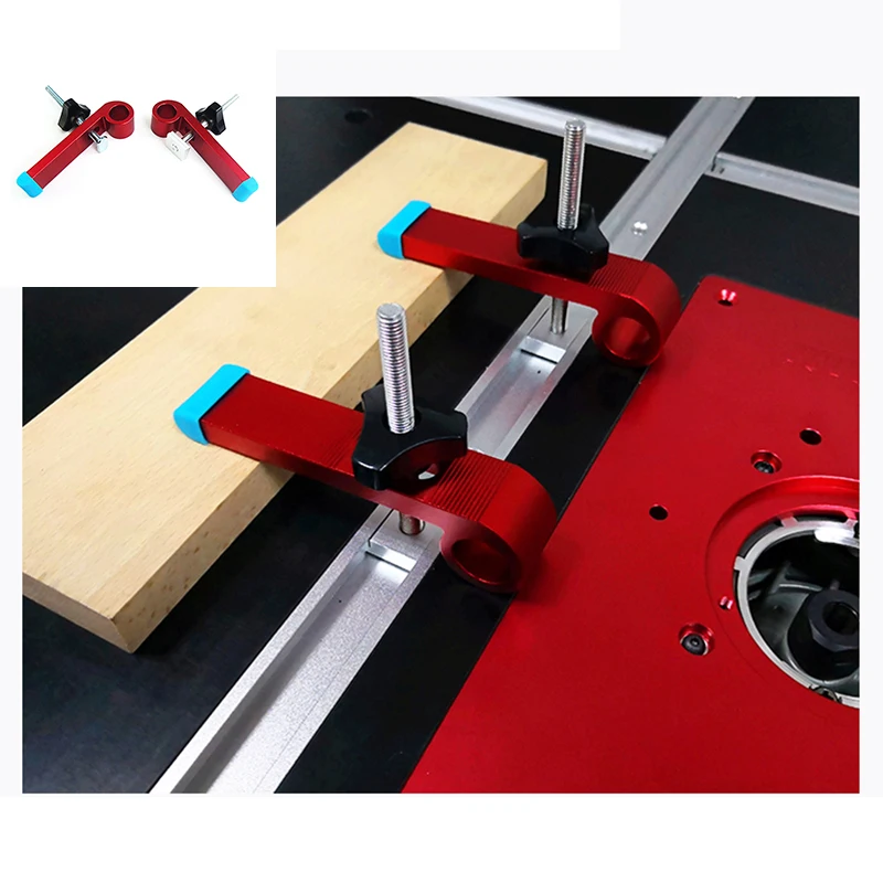 4 pcs/Set Woodworking Clamps Universal Platen Miter Track Clamping