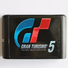 GT 5 Gran Turismo 16 бит MD игровая карта для sega Mega Drive для sega Genesis