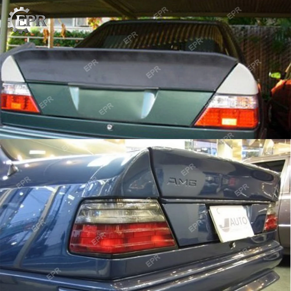 FRP задняя крыла для E класса W124(1984-1995) 4 Двери Седан 200TE E220 230TE E280 300TE 250D AMG стиль задний спойлер