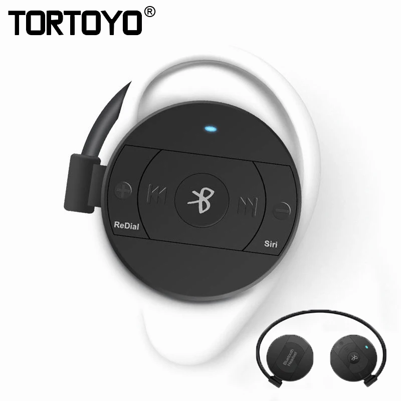 

TORTOYO K30 Smart Wireless Headset Ear Hook Bluetooth Earphone Sports Sweatproof CV6.0 Stereo Bass Headphone for iPhone Xiaomi