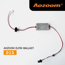 Aozoom новое поступление маленький elfin Xenon D1S D2S 35 Вт AC 35 Вт Тонкий балласт комплект HID ксеноновая фара Лампа 12 В D1S D2S Xenon Hid комплект