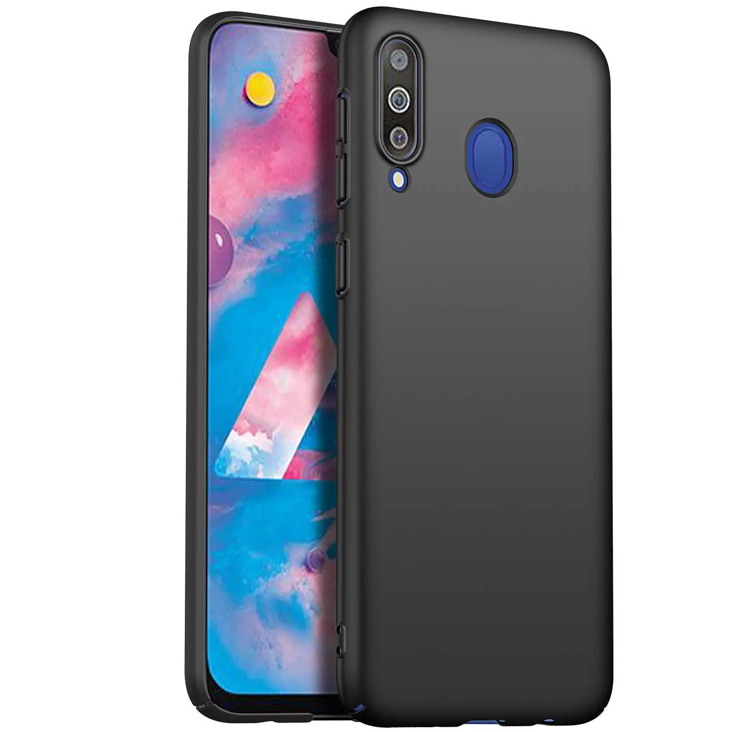 Роскошный Матовый ПК Hrad задний Чехол для Samsung Galaxy A40S чехол A3050 Полный Защитный