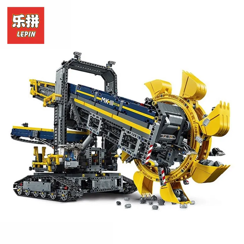 

NEW LEPIN 20015 Technic series Bucket wheel excavator Model Building blocks Bricks Compatible LegoINGly 42055 Toy Christmas Gift