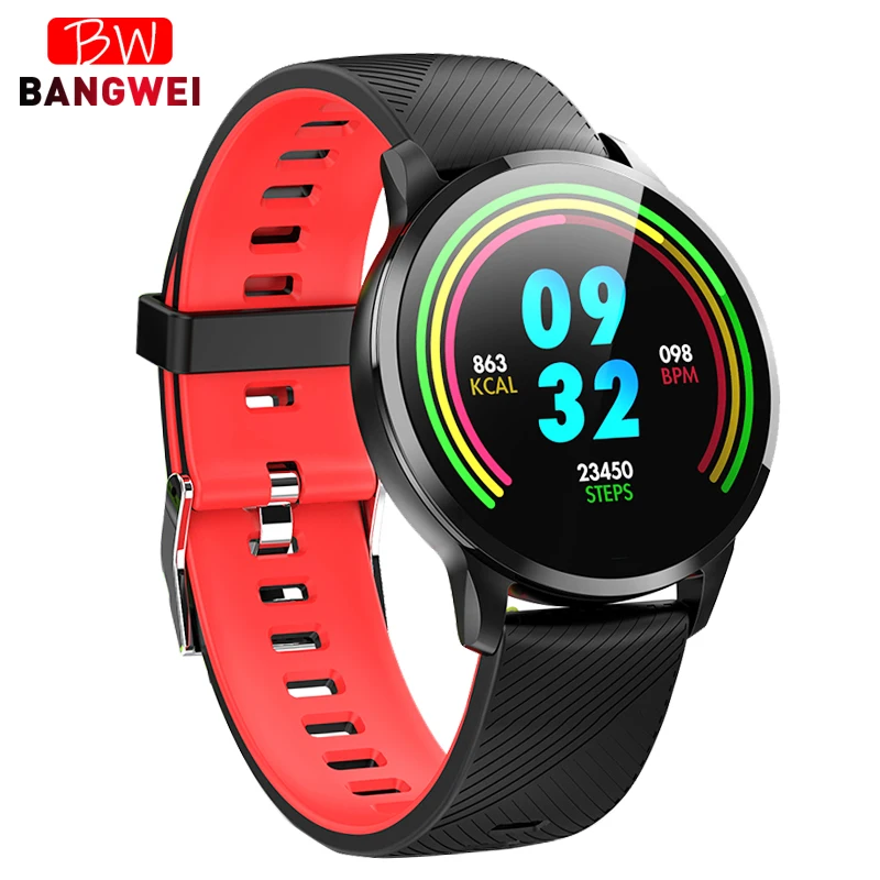 2019 BANGWEI Smart Watch Men Women Fitness Watch Pedometer Heart Rate Monitor IP67 Waterproof Sport Smart Watch For IOS Android