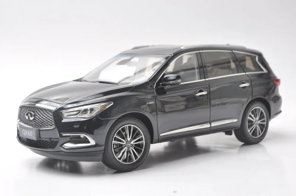 1:18 литья под давлением модели для Infiniti QX60 2017 темно-синий внедорожник Игрушечная машина из сплава миниатюрный коллекция подарок FX50 FX