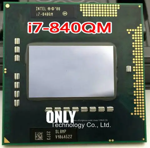 

Original Intel CPU Processor Laptop Intel I7-840QM SLBMP I7 840QM 1.86G-3.2G/8M HM57 QM57 chipset 820qm 920xm