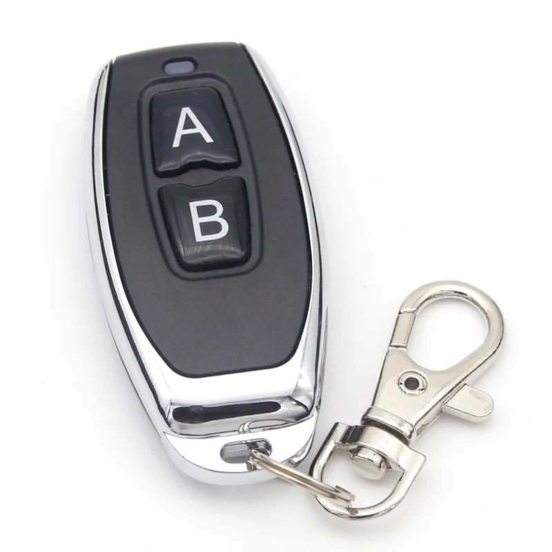 

Learning Code 1527 EV1527 433MHz RF Remote Control For Gate Garage Door Controller Alarm Key 433mhz Included Battery