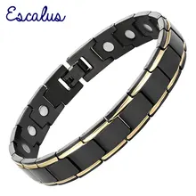 Escalus женский продвижение кровообращение магнитные ювелирные изделия браслет для мужчин из нержавеющей стали Шарм лечебный браслет