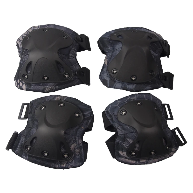 

2016 Typhon Tactical Elbow Pads & Knee Pads with Cap for Army Kryptek Camo Elbow protection & Knee protection