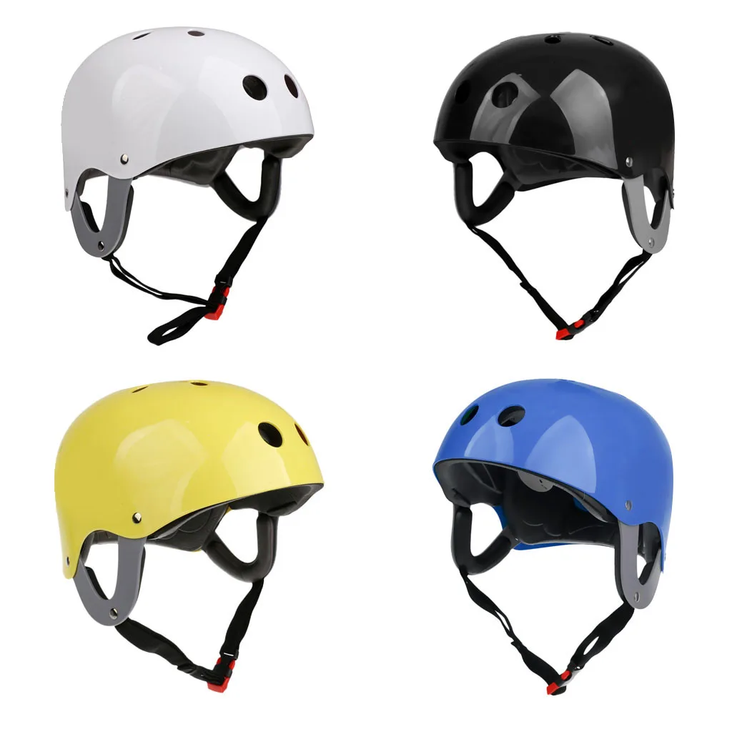 Ear Orotection Safety Helmet with Quick Release Buckle Water Sports Kayaking Canoeing Boating Rafting Kiteboarding Wakeboarding
