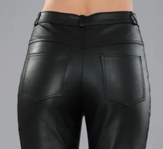 real leather pants for women