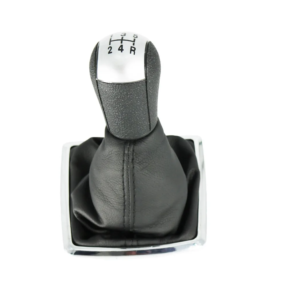 

5 Speed Manual Gear Shift Knob With Boot For Ford Focus 2 2005 2006 2007 2008 2009 2010 2011 Kuga Fiesta
