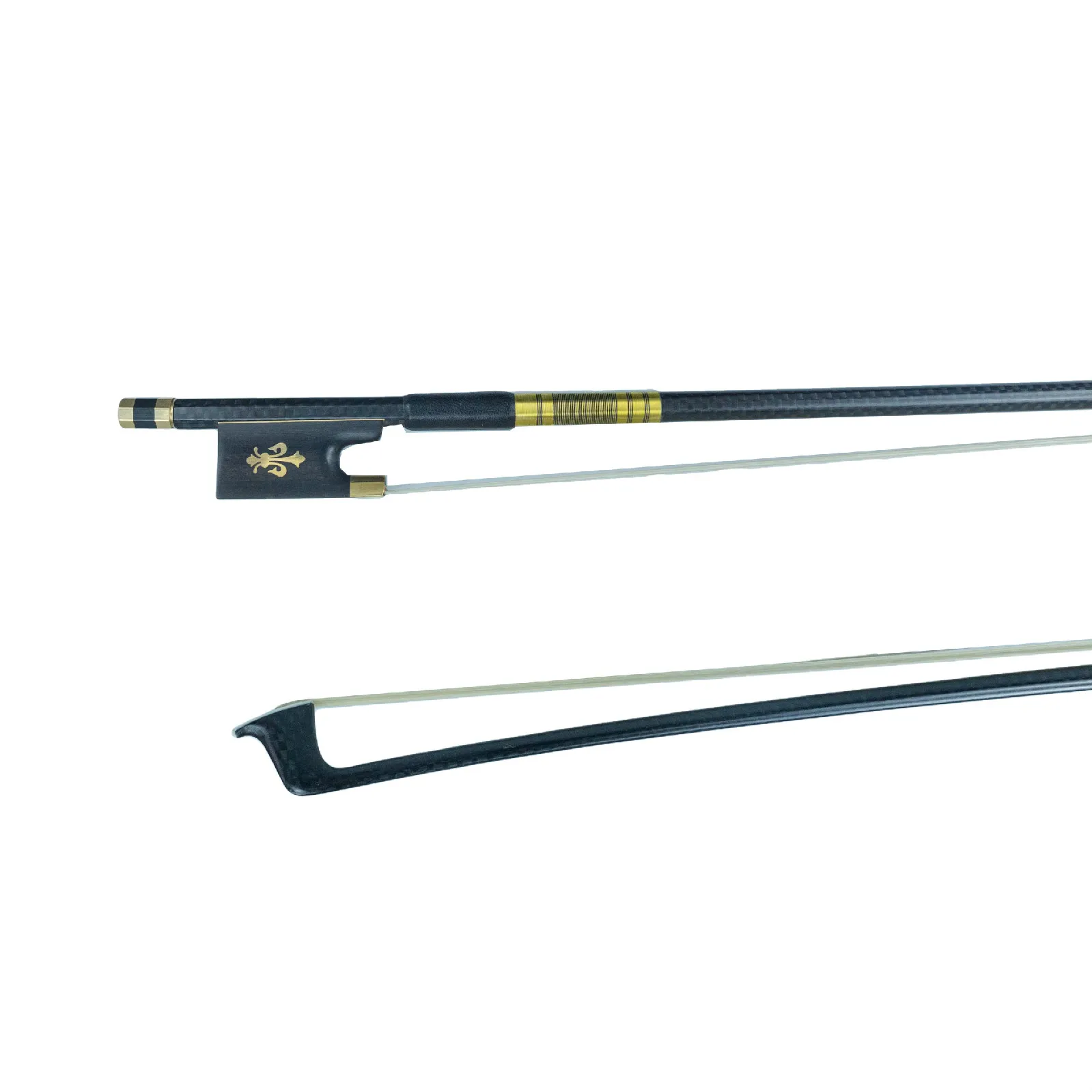 Violin Bow 4/4 Size Carbon Fiber W/ Ebony Frog High Quality For 4/4