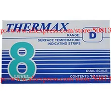 TMC 10 полосок THERMAX температурный ярлык 8 уровень диапазон D